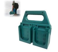 Support de batterie à 6 emplacements pour Makita 18 V LXT, étui de batterie portable et robuste - Organiseur compact pour un rangement et un transport faciles, idéal pour les sacs à outils et les
