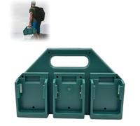 Support de batterie à 6 emplacements pour Makita 18 V LXT, étui de batterie portable et robuste - Organiseur compact pour un rangement et un transport faciles, idéal pour les sacs à outils et les
