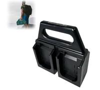 Support de batterie à 6 emplacements pour Makita 18 V LXT, étui de batterie portable et robuste - Organiseur compact pour un rangement et un transport faciles, idéal pour les sacs à outils et les