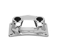 Support de batterie à double trou en alliage de zinc, pince de connexion, support d'extension de montage d'instrument, chromé 13,5 cm pour cadre de support de racks de batterie