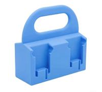 Support de batterie ABS pour 14 V et 18 V - Organisez vos outils en toute sécurité dans n'importe quel environnement (rouge)