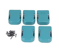 Support de Batterie ABS, Support Fixe Universel pour Batteries Lithium 14,4 V 18 V, Verrouillage sécurisé, léger et Durable, Panneau d'atelier pour Camion, 5 pièces