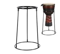Support de batterie africain - Base à percussion réglable en hauteur de 44 x 29 cm, cadre en acier au carbone renforcé | Système de support sécurisé pour instruments de jeu, apprentissage à domicile