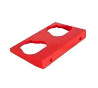 Support de batterie avec deux emplacements pour batteries lithium-ion M12 12 V - Support de rangement mural pour l'entretien organisé des outils électriques (1 pièce)