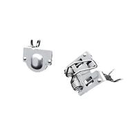 Support de batterie avec éclats de contact et feuille à ressort conductrice, for GameBoy for Advance for GBA(Silver)