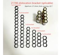 Support de batterie de cellule 21700, support de Dislocation à tête plate, support Compact pouvant être épissé, support de batterie de Module 1x13 10PCS