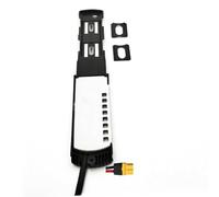 Support de batterie E-for 4 broches 5 broches pour vélo Hailong 1-2 G56 G70, compatible avec Anderson Mini et XT60 connecteurs femelles, construction en plastique et métal, noir argenté