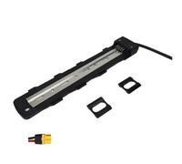 Support de batterie E-for 4 broches 5 broches pour vélo Hailong 1-2 G56 G70, compatible avec Anderson Mini et XT60 connecteurs femelles, construction en plastique et métal, noir ou argent