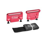 Support de batterie en alliage d'aluminium 7075 pour Traxxas 1:8 Jato 4S 2S / Slash 4X4 LCG/Ford Fiesta ST Rally/Slash 4X4 VXL Ultimate Upgrades - Rouge