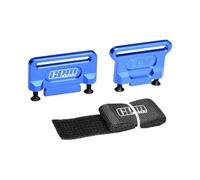 Support de batterie en alliage d'aluminium 7075 pour Traxxas 1:8 Jato 4S 2S / Slash 4X4 LCG/Ford Fiesta ST Rally/Slash 4X4 VXL Ultimate Upgrades - Bleu