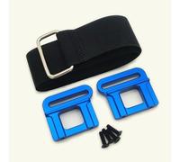 Support de batterie en aluminium bleu pour traîneau Traxxas Maxx Slash 9628