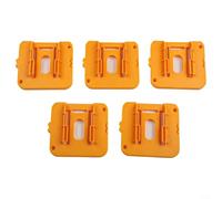 Support de batterie mural et d'étagère compatible avec batteries DEWALT 20 V/60 V, lot de 5 pièces avec vis pour organisation d'atelier