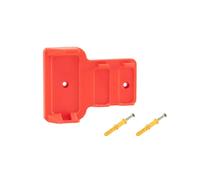 Support de Batterie Mural Organisateur de Stockage de Batteries Support de Montage de Batterie Rouge