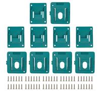 Support de batterie pour 18 V BL1815, support de rangement mural RIS-MA-01/02 avec vis, organisateur d'outils peu encombrant pour atelier (5 + 5 pièces)