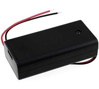 Support de batterie pour 2 x piles mignon/AA avec câble de raccordement