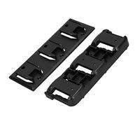 Support De Batterie pour Outil Électrique, Support 3 Emplacements, Noir, Compatible 14,4V / 18V / 20V / 60V - Fixation Solide avec Trou Fraisé, Matériau ABS Résistant, Organisati