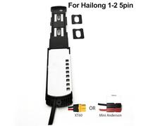 Support de batterie pour vélo électrique Hailong, conçu pour les supports 4 broches et 5 broches, compatible G56 G70 (1-2 4 broches pour Anderson)