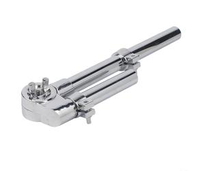 Support de batterie réglable en métal argenté