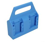 Support de batterie solide pour DeWalt 14 V 18 V - Organisez vos piles en toute simplicité (bleu)
