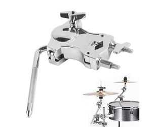 Support de batterie Tom en de zinc - Accessoire de support-multifonctionnel, d'instrument rotatif | Mécanisme de serrage polyvalent, Stable, réglage facile, Construction métall