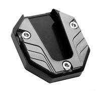 Support de béquille de moto en alliage d'aluminium pour un stationnement stable sur des surfaces douces telles que l'herbe ou le sable et les surfaces dures comme l'asphalte (titane)