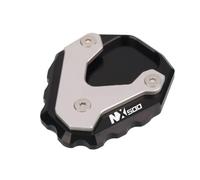 Support de béquille latérale pour H&Onda NX500 NX400 NX 500 400 2023 2024 béquille de Moto Pied Support latéral agrandisseur Plaque Repose-Pieds Extension de pédale(NX500 Black)