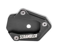 Support de béquille latérale pour pour Scrambler 2014 2015 2016 2017 2018 Moto Béquille en Acier Inoxydable Pied Béquille Latérale Rallonge Plaque De Support