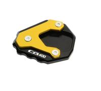 Support de Béquille Moto Pour CB400 CB400X/F Cb400sf 1998-2023 2024 Support Latéral De Moto Agrandisseur De Pied Plaque De Support De Béquille Couverture De Coque(3)