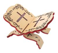 Support de Bible, support de livre de prière, support de Coran, support de Bible pliable en bois, support de livre sacré pour table, fournitures de chapelle d'église, support de Coran, support de Bibl