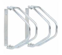 vidaXL Support mural pour vélo 2 pièces Acier galvanisé