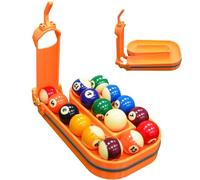 Support de Billes de Billard imprimé en 3D, Outil de Formation précis pour Le Billard, Triangle de Billard pouvant contenir 15 Billes, pour créer Un Triangle Parfait en Quelques Secondes Orange