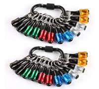 Support de bits tournevis en alliage d aluminium avec tige hexagonale 1 4 pouce rallonge adaptateur vis pour perceuse porte-clés portable boucle verrouillage convertisseur visseuses électriques portat