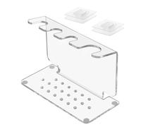 Support de blaireau de rasage - Support de rasoir en acrylique transparent pour homme | Organisateur de rasoir de salle de bain et support d'affichage pour famille, papa, mari, petit ami, père, lui et