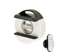 Support de Bloc d'alimentation - Support de Prise rotative à Ventouse de 2", Organisateur de multiprise Domestique | pour Bureau, Salon, dortoir, hôtel, Cuisine, Chambre, Placard, Meubles,