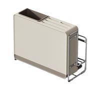 Support de bloc de cuisine peu encombrant, support de bloc de rangement pour plan de travail | Étagère de rangement creuse multi-usages imperméable pour