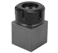 Support de bloc de mandrin à pince carrée en acier dur, pièces de Machine de gravure de tour CNC ER32 outil de précision pour l'usinage CNC argent noir