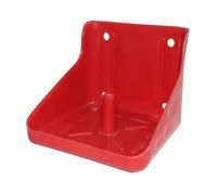 Support de Bloc de sel épaissi pour bétail, boîte à Briques à lécher, Plateau d'alimentation pour bovins, Moutons, chèvres, matériau PE 17x16,5x14cm (Boîte à Briques à lécher (Petit Trou))