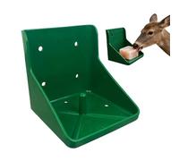 Support de bloc de sel pour chevaux - Récipient minéral 6,5 pouce x 6,5 pouces x 5,51 pouces | Mangeoire minérale pour vache, cerf, chèvre, mouton, bétail, léchage, manger, équipement agricole de fer