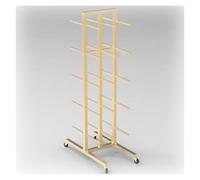 Support de bloc de yoga à 7 niveaux pour tapis, sangles et rouleaux en mousse, peut contenir des blocs jusqu'à 150 cm, gain de place pour salle de sport à domicile