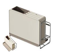 Support de bloc peu encombrant, support de comptoir peu encombrant - Organiseur de cuisine multifonction creux étanche pour couvercle de casserole