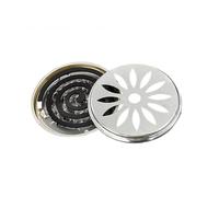 Support de bobine anti-moustiques, porte en spirale anti-moustique extérieur, boîte en acier inoxydable, support de bobines de moustiques portable, grand support répulsif en métal pour hôtel avec