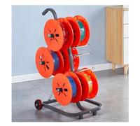 Support de bobine câble, support stockage poulie, distributeur multi-bobine 4/6, for extracteurs fil industriels et vente au détail(6 reel)