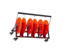 Support de bobine de câble avec roulements indépendants, distributeur de fil robuste pour une traction et une distribution faciles, outil d'atelier