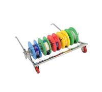 Support de bobine de câble avec roulements indépendants et poulies, support de bobine de fil rotatif multicouche pour atelier à domicile