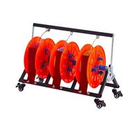 Support de bobine de câble, distributeur multi-bobines, stockage de poulie, 4 bobines, extracteur industriel et commercial, distributeur de fil