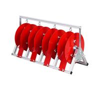Support De Bobine De Fil Électrique Pliable For 3 À 5 Bobines, Distributeur De Câbles Au Sol, For Usage Industriel Et Commercial.(4 reel)
