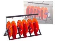 Support de bobine de fil, organisateur de bobine portable, distributeur de fil multi-bobines, adapté pour la pose de câbles dans l'atelier ou sur le site