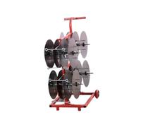 Support de bobine de fil, support de rouleau de câble de gestion de fil de platine, support de bobine de câble réglable robuste, for électriciens(74x49x90cm)