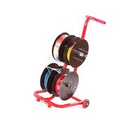 Support de bobine de fil, support de rouleau de câble de gestion de fil de platine, support de bobine de câble réglable robuste, for électriciens(41x48x92cm)