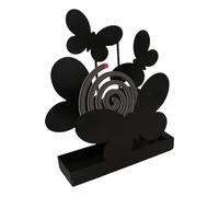 Support de bobine de mouche - Support de bobine de mouche portable | Design de papillons créatifs Porte-encens en acier inoxydable Portatif léger portable pour la famille, les parents et les amis